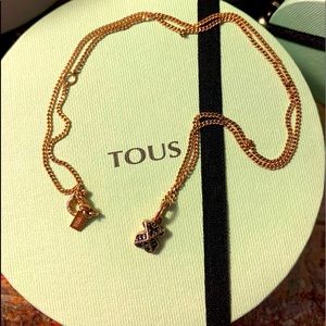 Authentic Tous rose gold necklace